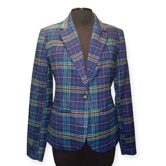 MERONA New Women’s Plaid Blazer - Picture 2 of 12
